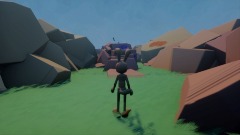 Pencil Dog Demo - Paint Splatter Canyon