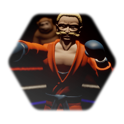 Davin With His Manager Bernard