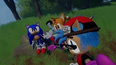 Classic Sonic and Classic tails Has a Victory Selfie with Evil
