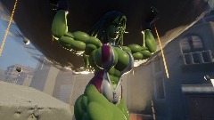 She-Hulk's feat of strength