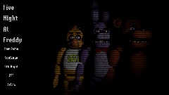 Five night at Freddy Title Screen