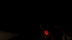 Freddy runs over toy freddy (Asgore runs over dess)