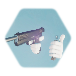 Ultrarealistic M1911 Handgun V1.2 but it's an element