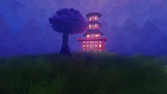 Japanese Temple - Night