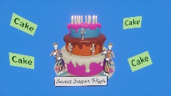 "Sweet Sugar high" - It's all about the cake.