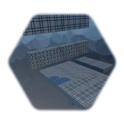 1x2x10 wall. Carved groves.