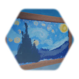 Starry Night by Vincent van Gogh [Framed painting]