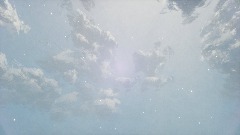 Realistic sunny sky scene