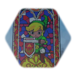 The Legend of Zelda Pixel Art Painting (Raw)