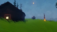 Cabin And rain forest