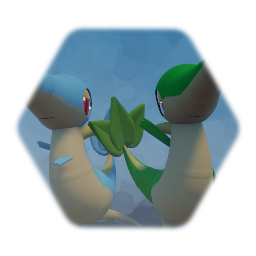 Shiny Snivy and Snivy