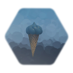 Ice cream blue