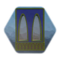 Tall Palace Interior Wall With Window