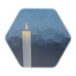 Melting Candle (paint).