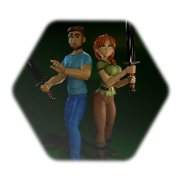 Steve & Alex ( puppets )