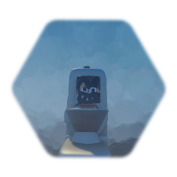 My Giant flying toilet