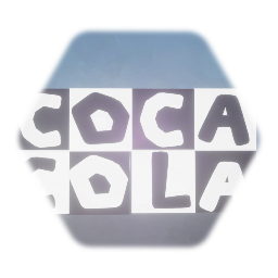 Coca-Cola logo (Cartoon network checkerboard version)
