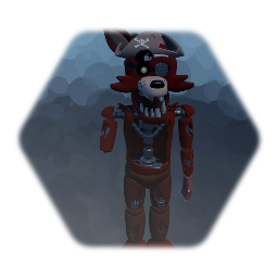 Phantom foxy from fnaf 3 reboot