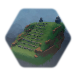 OptimizedRemix of Rock Staircase Asset by SakkakusMind