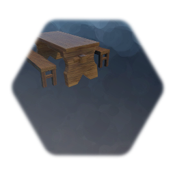 Medival tavern table