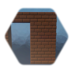 Basic brickwall and doorway 01