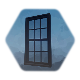 Vintage Sash Window - 12 Pane
