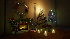 Christmas Fireplace Music