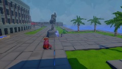 Mario through portal