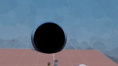 Rick and Morty stare at black hole