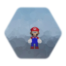 Mario From The Ultra Mario 64 bros engine
