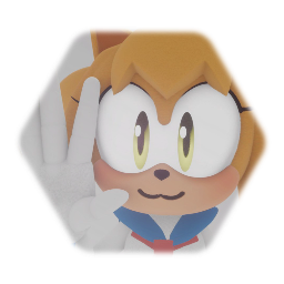 Popuko from Pop Team Epic (SONIC STYLE)