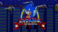 Sonic 3D Title Screen