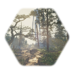 Siren head having dinner people