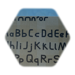 Remix of Flecks Alphabet Font