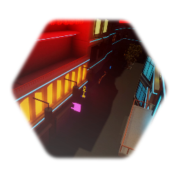 Neon District Alley