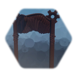 Fancy Steampunk Hospital Archway Wooden