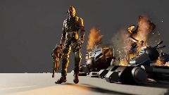 Mech Commander Scene