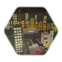 City by night (background) / Ville de nuit (arrière-plan)