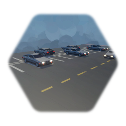 Delorean Parking area