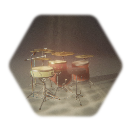 Drums and cymbals
