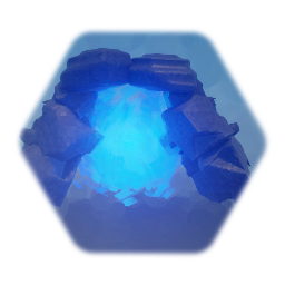 Roughly hewn stone portal