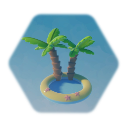 Waterpark/Theme Park - Rubber Boat Palm Tree Isle