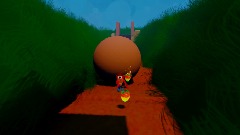 Crash Bandicoot - Boulder dash recreation