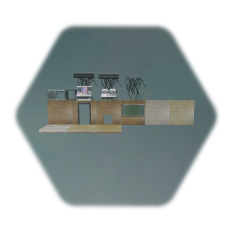 Worn Down Sci-Fi Interior Set