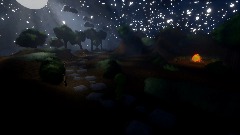 Campfire night strol