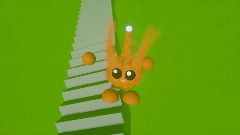 Turbo falls down the stairs