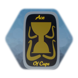"Ace of Cups" Card