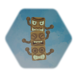 Tiki Stack Wobbly Character