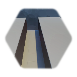 Straight Snow Corridor