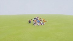 Sonic, Tails and Pokemon test